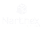 Logo Narthex blanc avec lien vers la page d'accueil du site